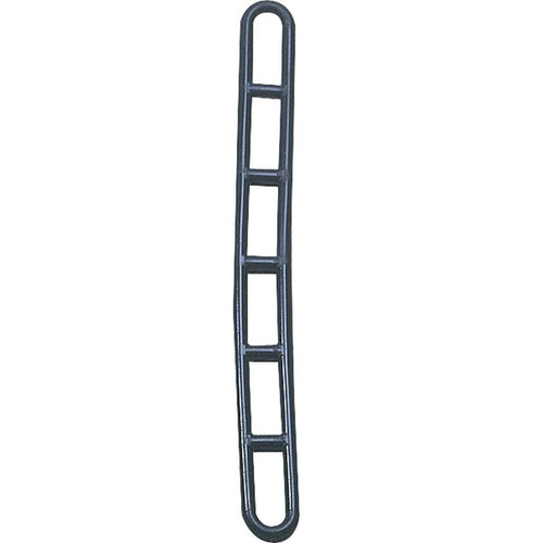 Heusser Abspannelement PVC, 5 Stück, grau