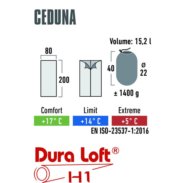 High Peak Ceduna Deckenschlafsack – Komfort 11°C - 3