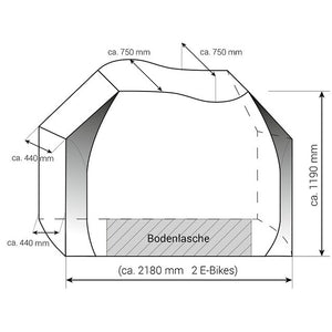 HINDERMANN Fahrradschutzhülle PROFESSIONAL (2 Räder) - 4