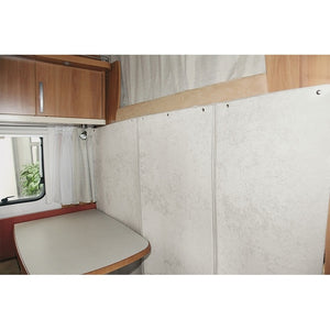 Hindermann Thermo-Trennvorhang 222×148 cm – hellbeige