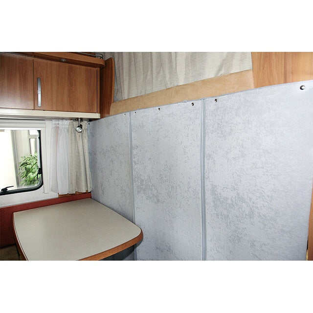 Hindermann Thermo-Trennvorhang 222×148 cm – hellbeige