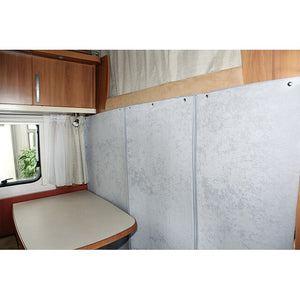 Hindermann Thermo-Trennvorhang 222×148 cm – hellbeige - 2