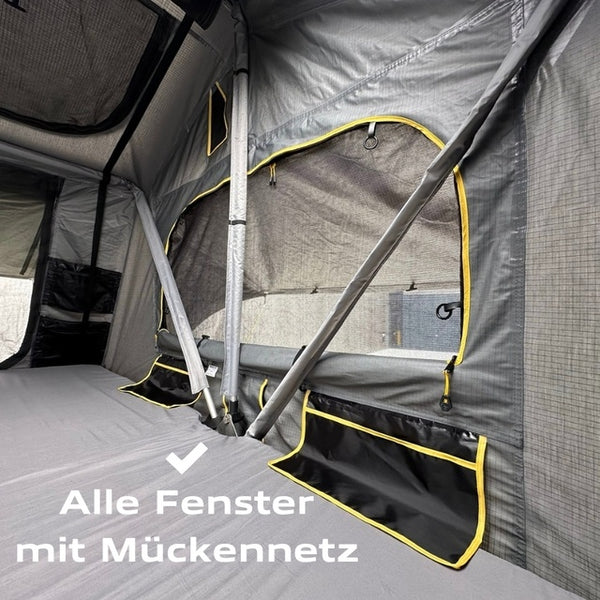 horntools Dachzelt Elements Gen II 165 cm Midnight Stone dachträgerkompatibel - 3