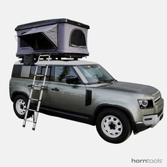 horntools Hartschalen Dachzelt Themis PopUp 165 cm für alle Fahrzeuge Grau