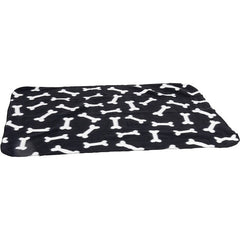 Hunde-Fleecedecke Schwarz 100x70 cm