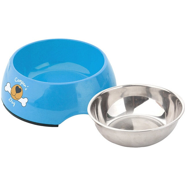 Hundeschüssel Brunner Hungry blau - für den Camper-Hund