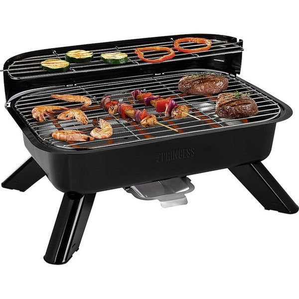 Hybridgrill Elektro- und Holzkohlegrill 2000 W - 4