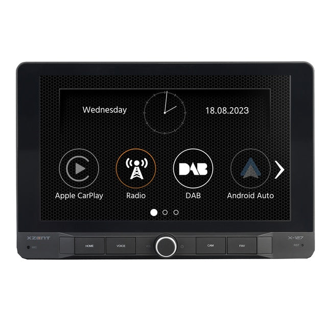Infotainer XZENT X-127 mit CarPlay & Android Auto