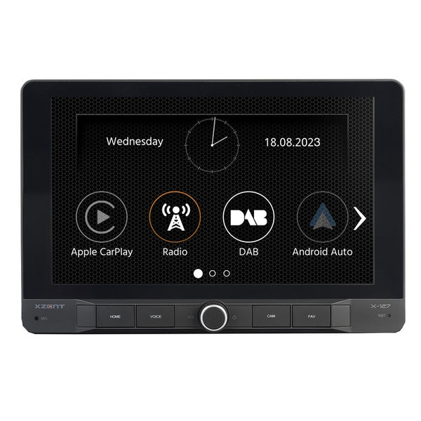 Infotainer XZENT X-127 mit CarPlay & Android Auto