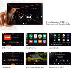 Infotainer XZENT X-127 mit CarPlay & Android Auto - 3
