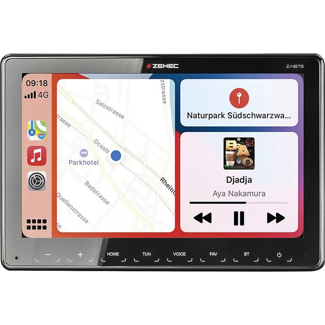 Infotainer ZENEC Z-N875 mit 9" Display und DAB+