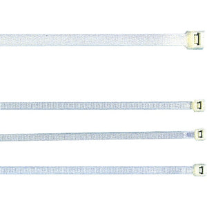 jäger DIREKT Kabelbinder 100 Stück weiß transparent 10 bis 29 cm