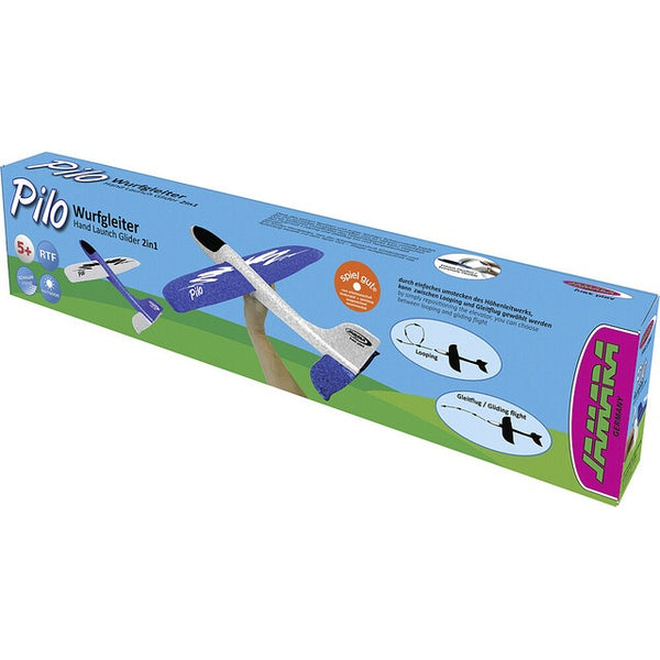 Jamara Pilo Wurfgleiter blau/weiß – 2in1 Looping - 3