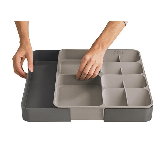 Joseph Joseph Ausziehbarer Besteck-Organizer, grau