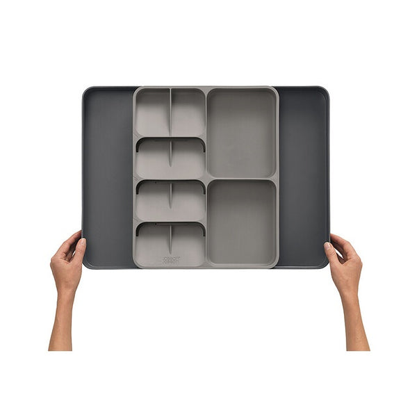 Joseph Joseph Ausziehbarer Besteck-Organizer, grau - 3