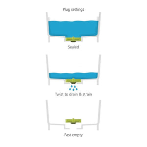 Joseph Joseph Wash&Drain™ Spülschüssel 9 L, grau - 5