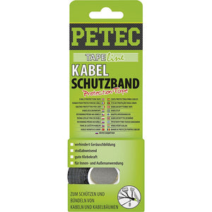 Kabelschutzband PETEC 10m x 19mm - Hohe Klebekraft