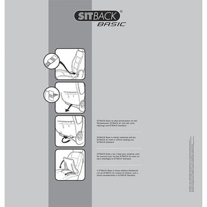 Keilkissen SITBACK Basic | Ergonomisch, schwarz