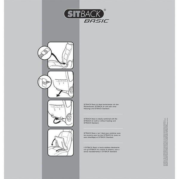 Keilkissen SITBACK Basic | Ergonomisch, schwarz