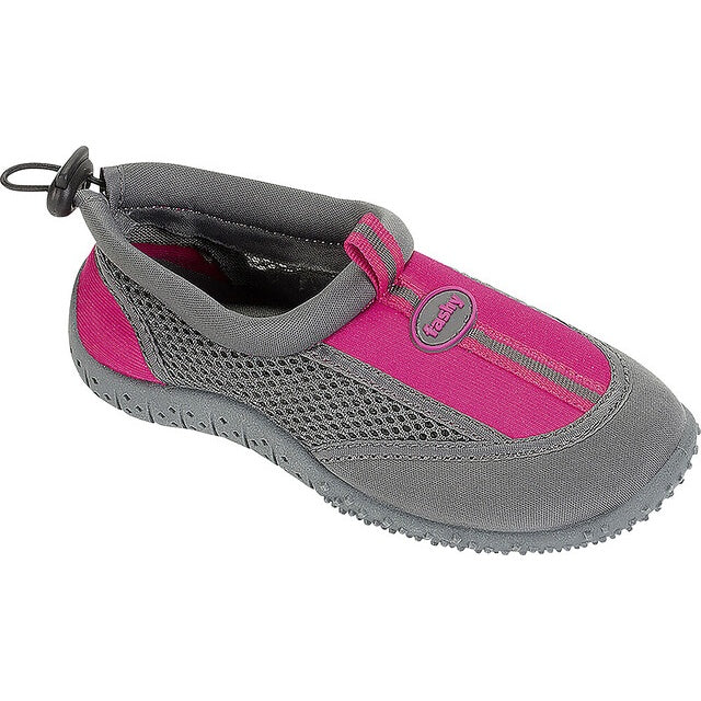 Kinder Badeschuhe Grau/Pink Größe 21 von Fashy