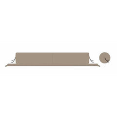 Kissenrolle BENT Zip-XL ocker 175 cm Loungesessel