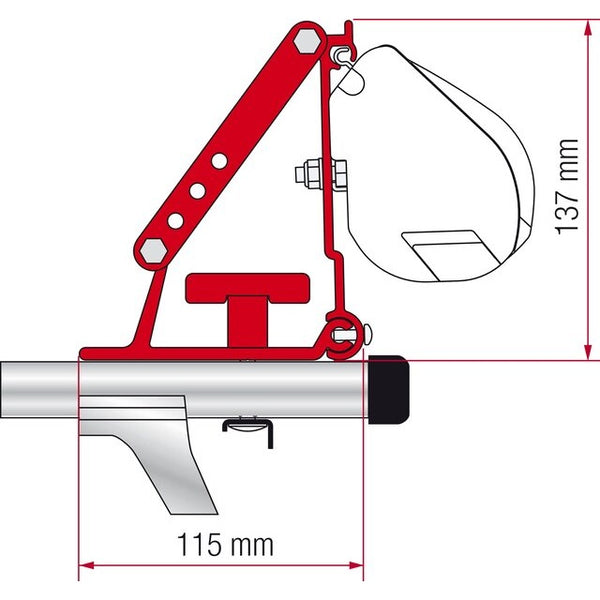 Kit FIAMMA Markisenadapter für F35, F45S