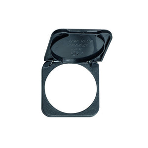 Klappdeckel schwarz für Steckdosen & Schalter