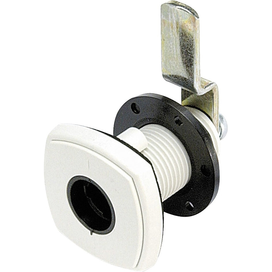 Klappenschloss STS Oberholz schwarz eckig mit Verdrehschutz