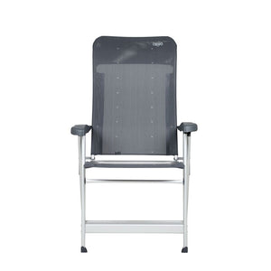 Klappstuhl CRESPO dunkelgrau 7-fach verstellbar - 3