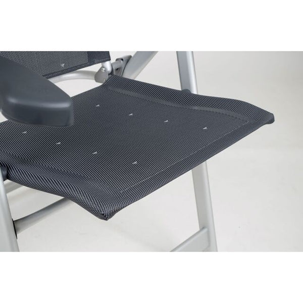 Klappstuhl CRESPO dunkelgrau 7-fach verstellbar - 9