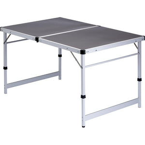 Klapptisch Isabella 120 x 70 cm faltbar in grau