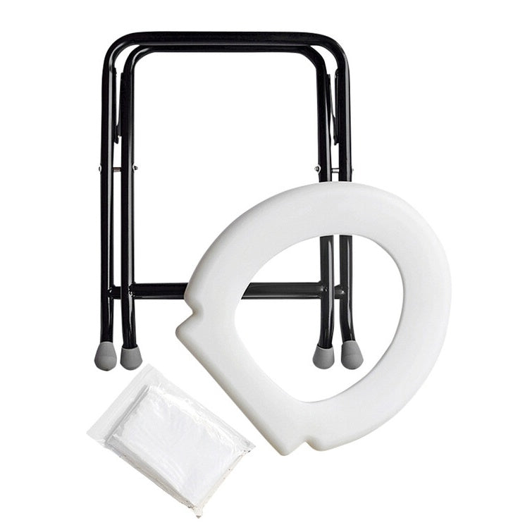 Klapptoilette Yachticon für Reisen, weiß