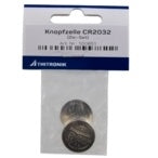 Knopfzelle CR 2032 - 2er Set für Handsender