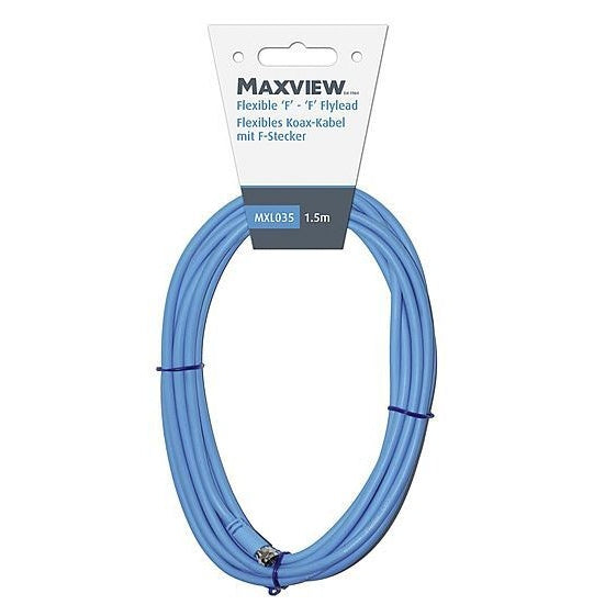 Koax-Kabel F-Stecker 1,5 m - MAXVIEW