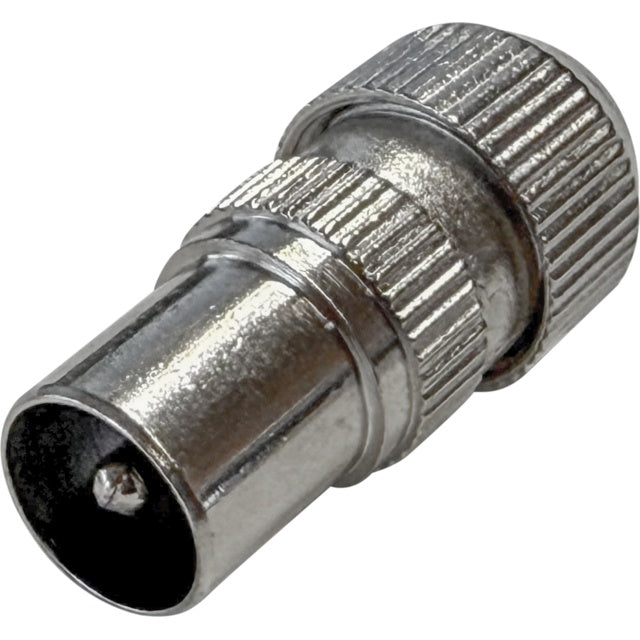 Koax Stecker HQ - MEGASAT Koaxialstecker, silber