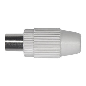 Koaxialstecker weiß – Antennen- & TV-Stecker