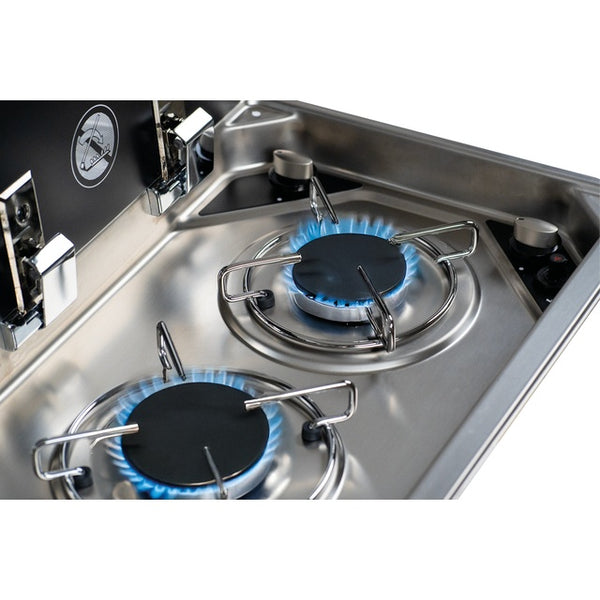 Koch‑Spül‑Kombination FL1922 2‑flammig, silber - 2