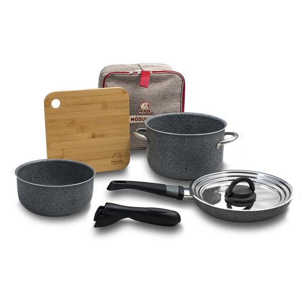 Kochgeschirr Set INDUKOCH – Antihaft Aluminium