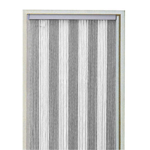 Kordelvorhang Silberweiß 100x220 cm von ARISOL