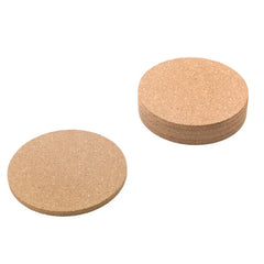 Kork-Glasuntersetzer 6er-Set (Ø 9 cm)