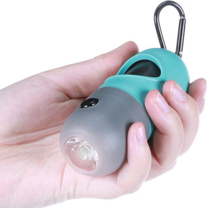 Kotbeutelspender Dicky (Flamingo) mit LED