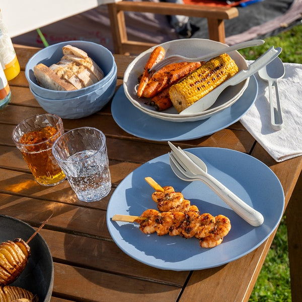 koziol Club Plate Teller tief 22 cm – blue - 2