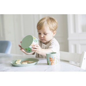 koziol CONNECT HARRY Kindergeschirr 3-teilig organic green