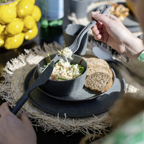 koziol CONNECT HELSINKI Geschirrset 10-tlg. grau - 5