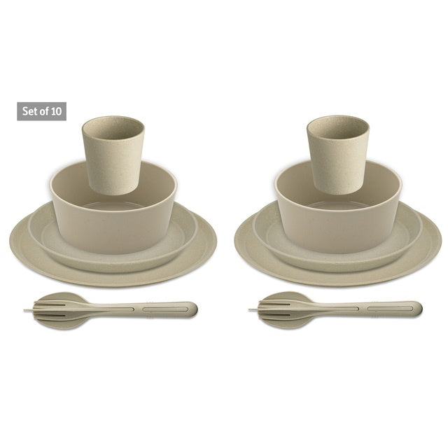 koziol Helsinki 10-tlg. Geschirrset – nature desert sand