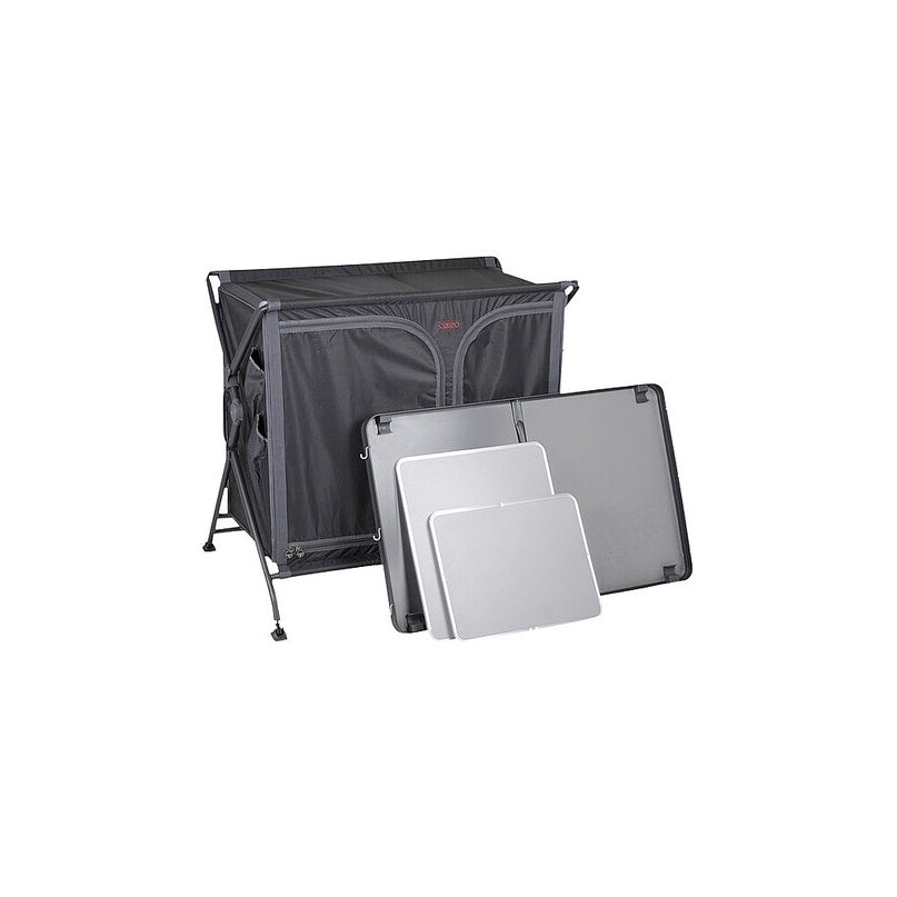 Küchenschrank CRESPO faltbar grau für Camping