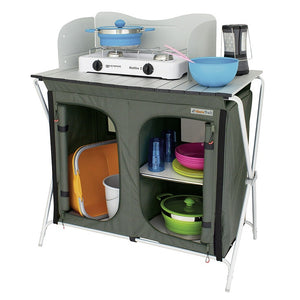 Küchentisch EuroTrail Mayet dunkelgrau faltbar