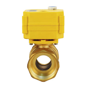 Kugelhahnventil elektrisch 1 1/4 Zoll x 2 für Abwasser - 2