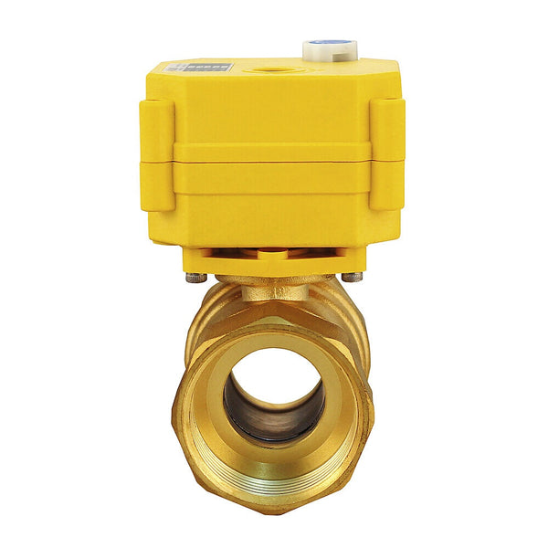 Kugelhahnventil elektrisch 1 1/4 Zoll x 2 für Abwasser - 2