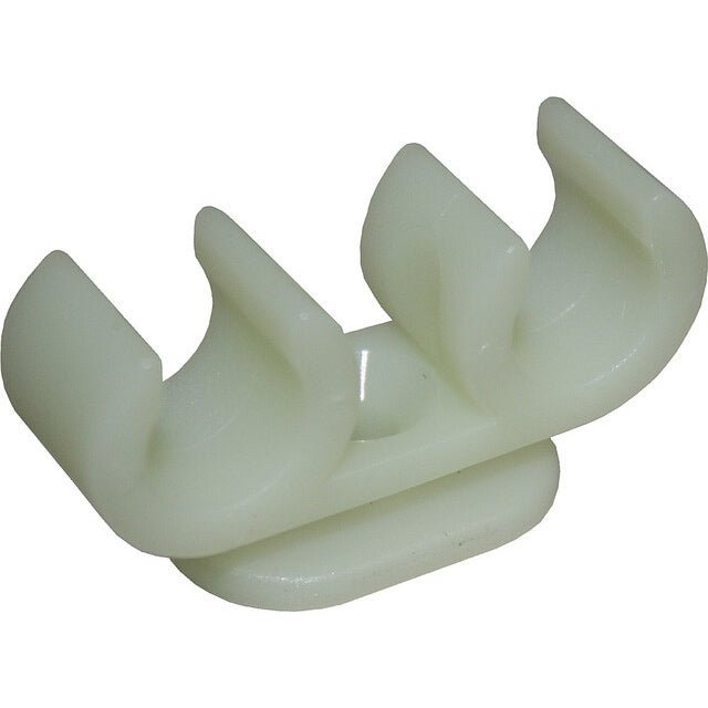 Kunststoff-Rohrschelle UniQuick 12 mm | Doppel